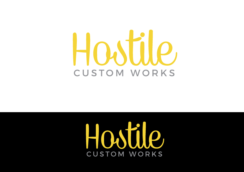 Logo Design by GreenArt for Hostile Custom Works | Design #12465453
