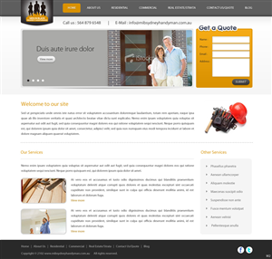 Web Design by pb for this project | Design: #1148057