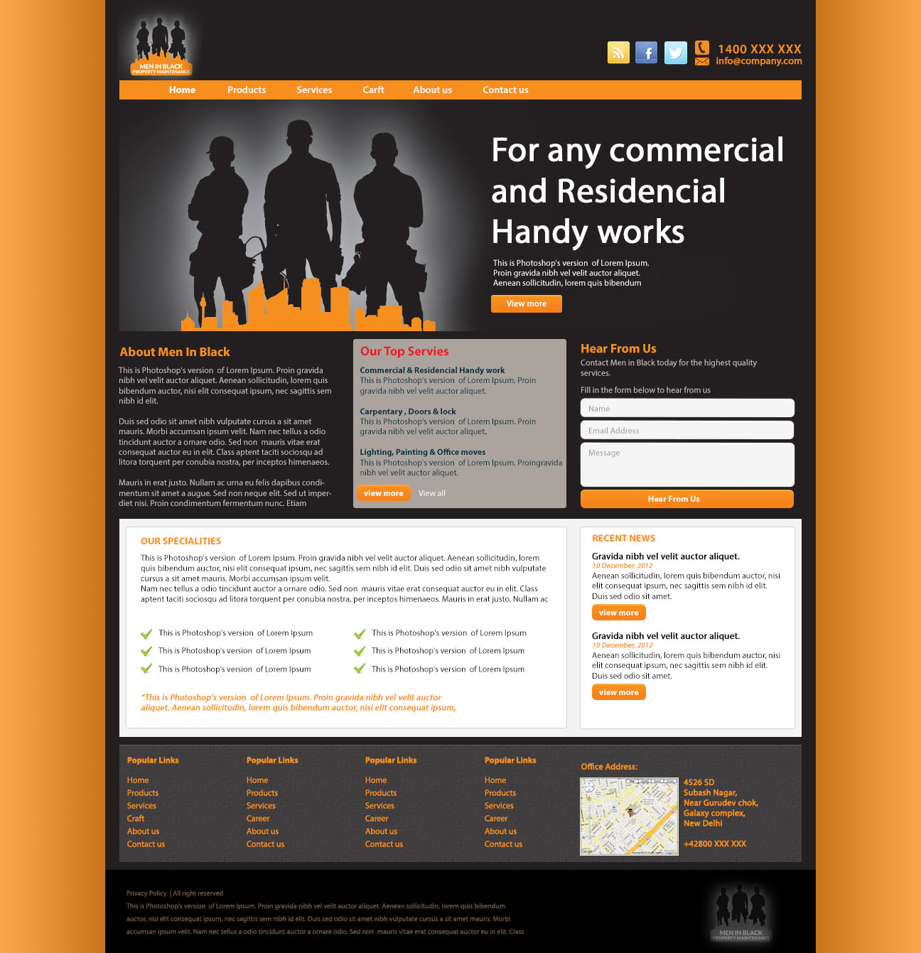 Web Design by WirePaper for this project | Design #1357948