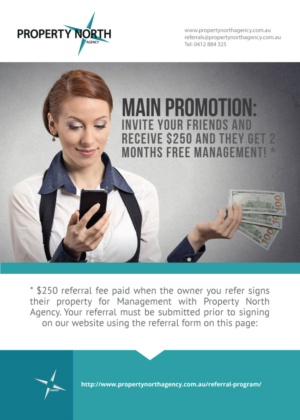 A4 Client Referral Program Flyer for Property Management Agency | Flyer Design by eduard131