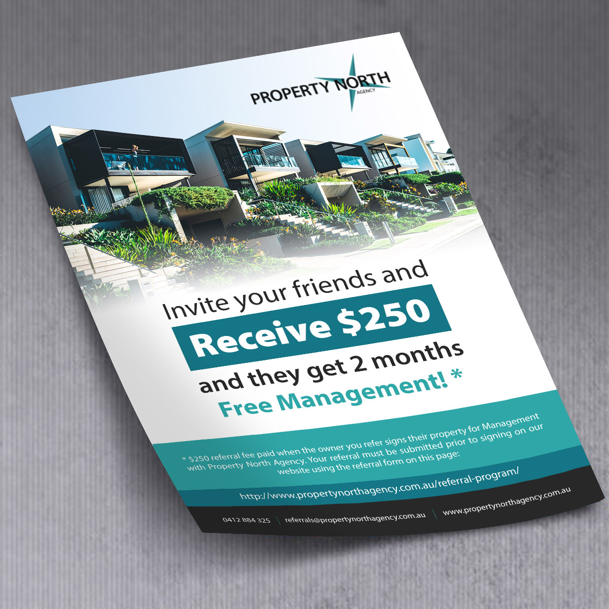 Diseño de Flyer por creative.bugs para Property North Agency | Diseño #12469376
