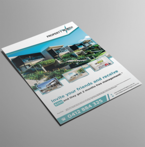 A4 Client Referral Program Flyer for Property Management Agency | Flyer Design by ecorokerz