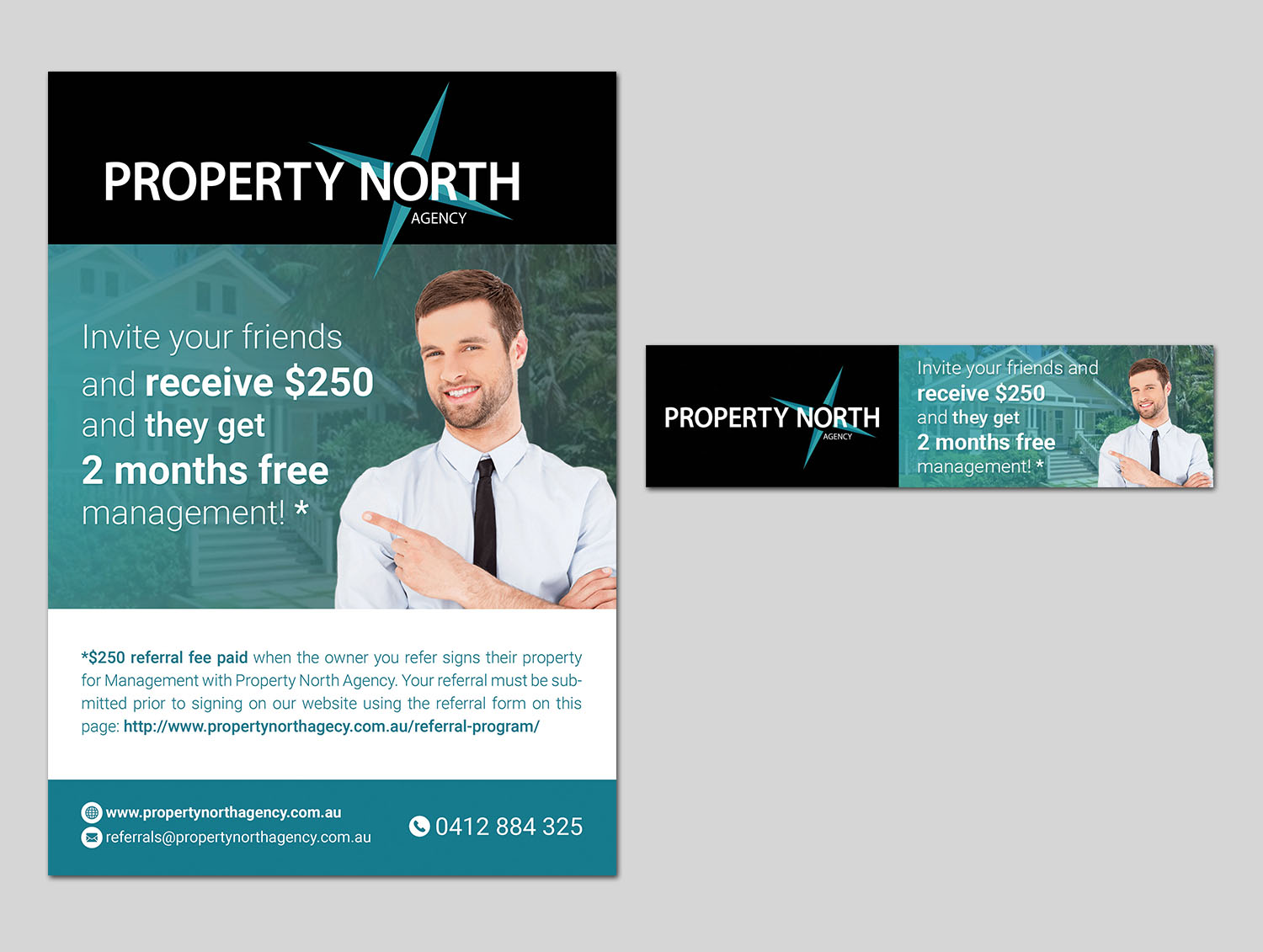 Flyer Design by Cristina Boboc for Property North Agency | Design #12492667
