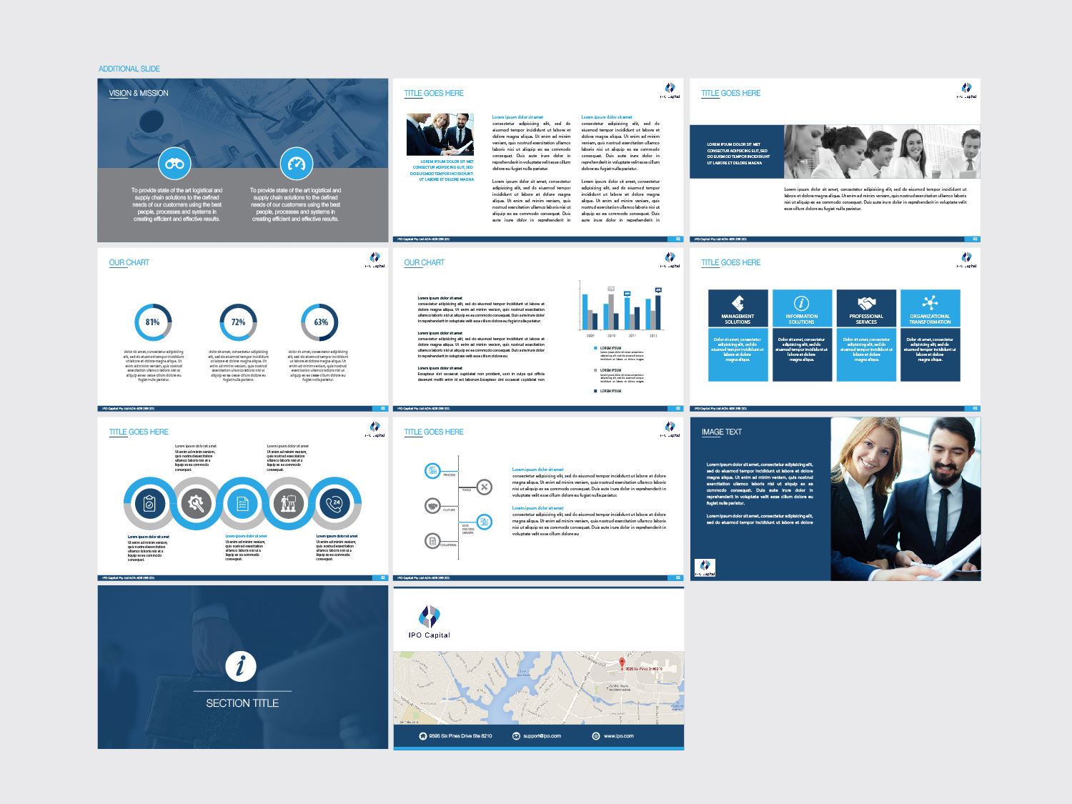 PowerPoint Design by Nila for IPO Capital Pty Ltd | Design #12533768