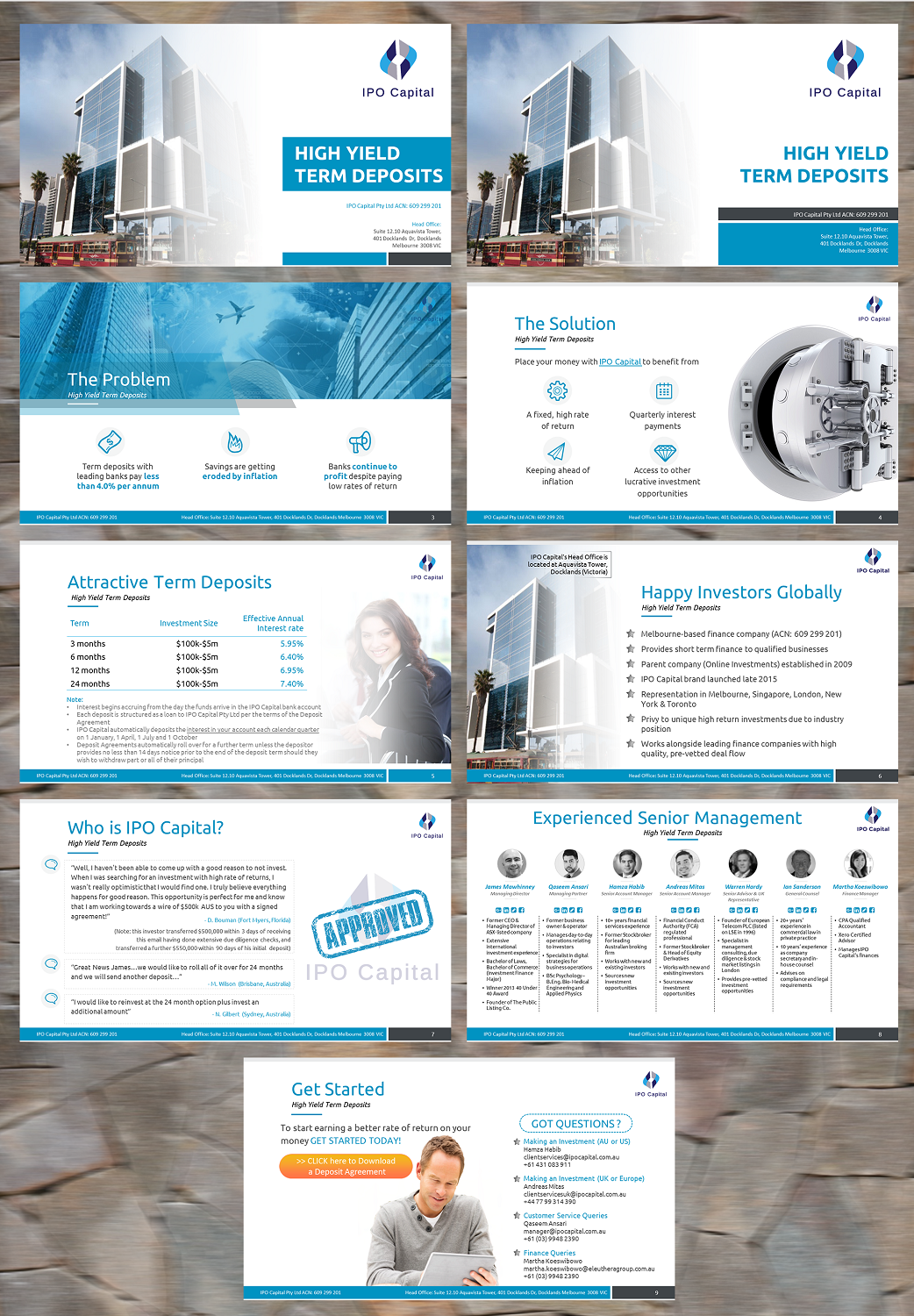 PowerPoint Design by DesignAllies for IPO Capital Pty Ltd | Design: #12559824