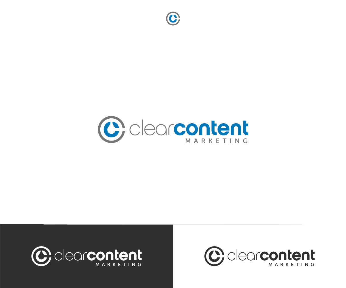 Logo Design by rum for Clear Content Marketing | Design #12508448