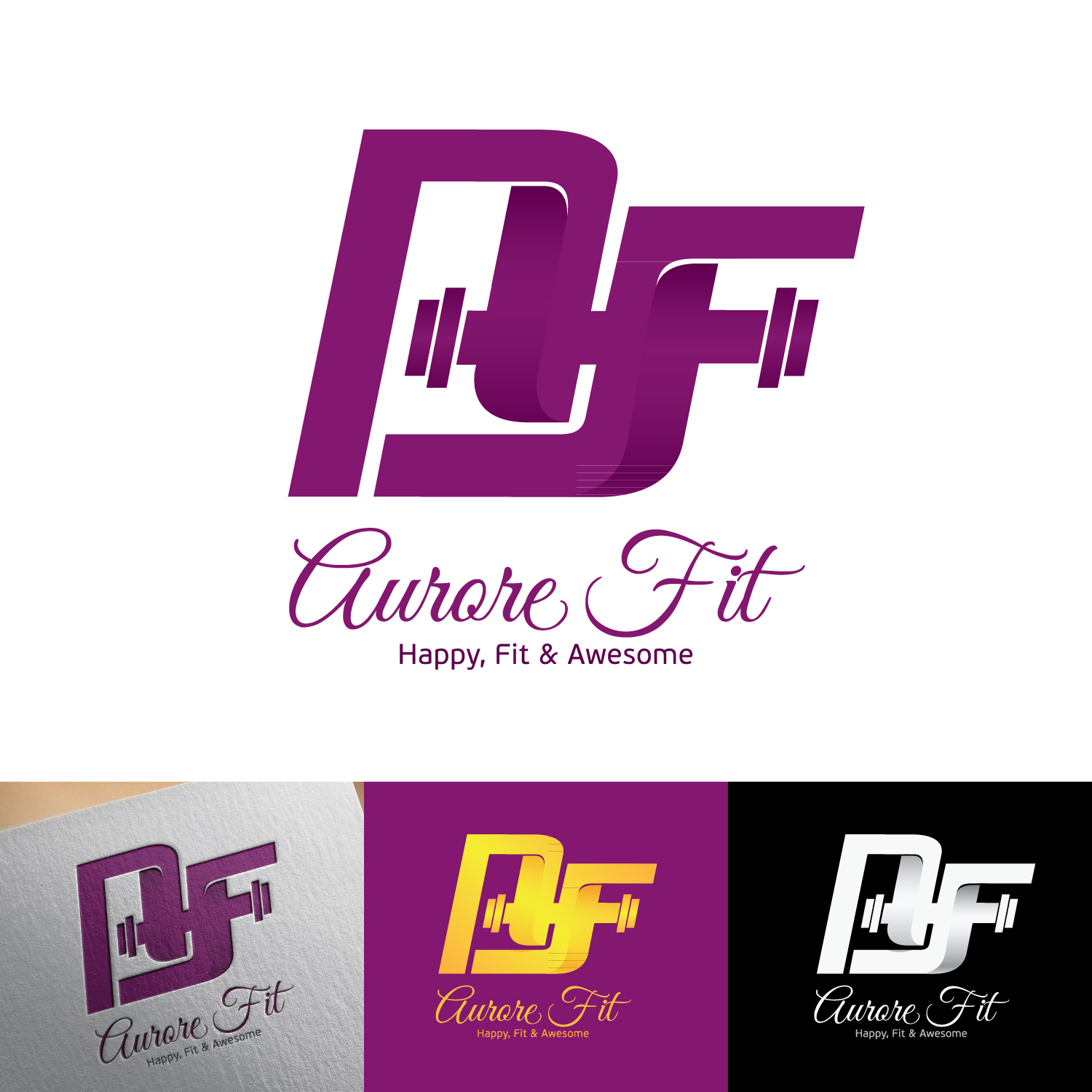Logo Design by MikaellaFederez for Aurore Fit SA | Design #12498813