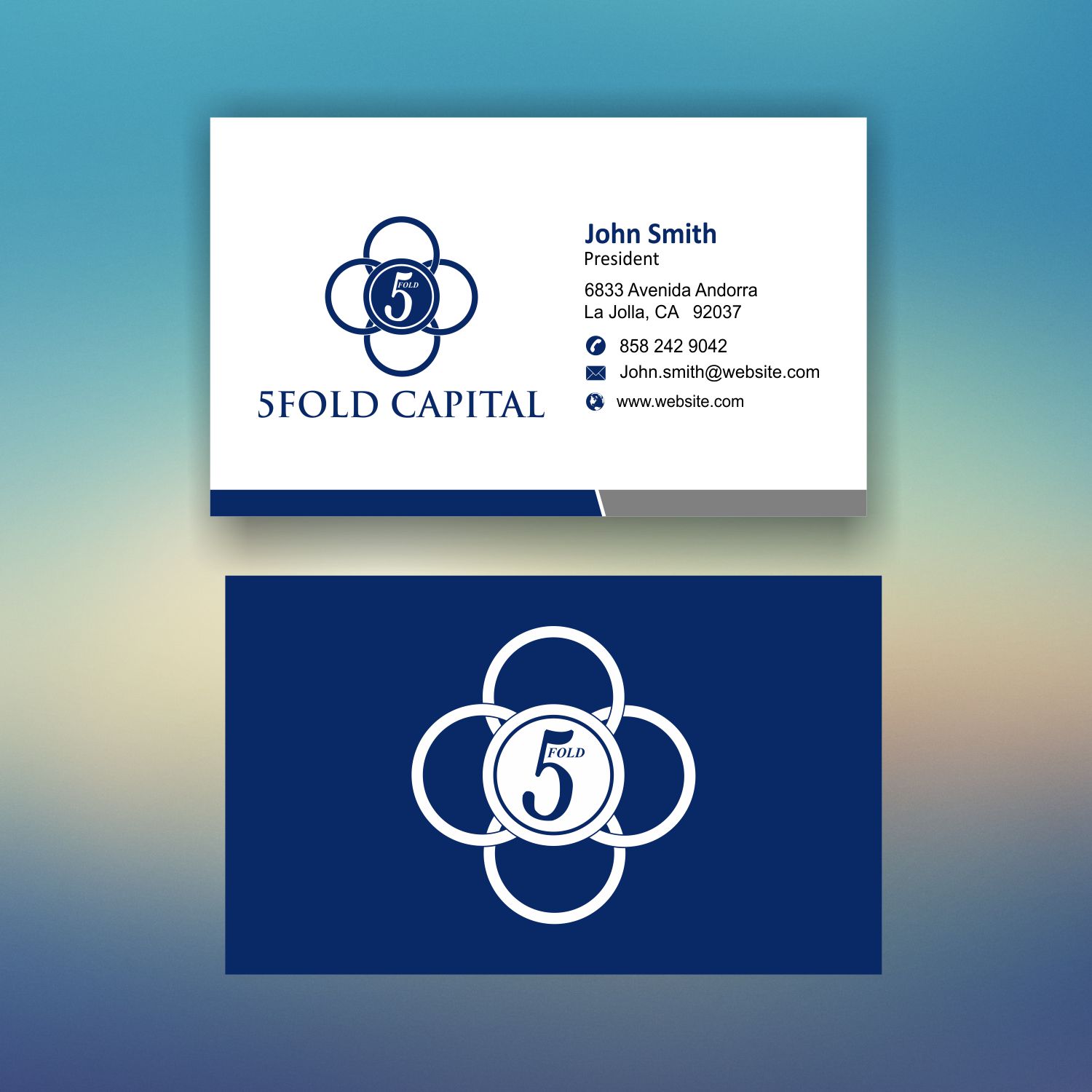Logo Design by Sarah Graphic for 5Fold Capital, LLC | Design #12512868