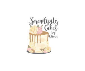 Serendipity Cakes by Olivia | Logo Design by Ai
