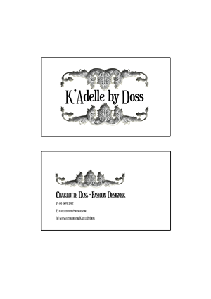 Business Card Design by Maria Joynes