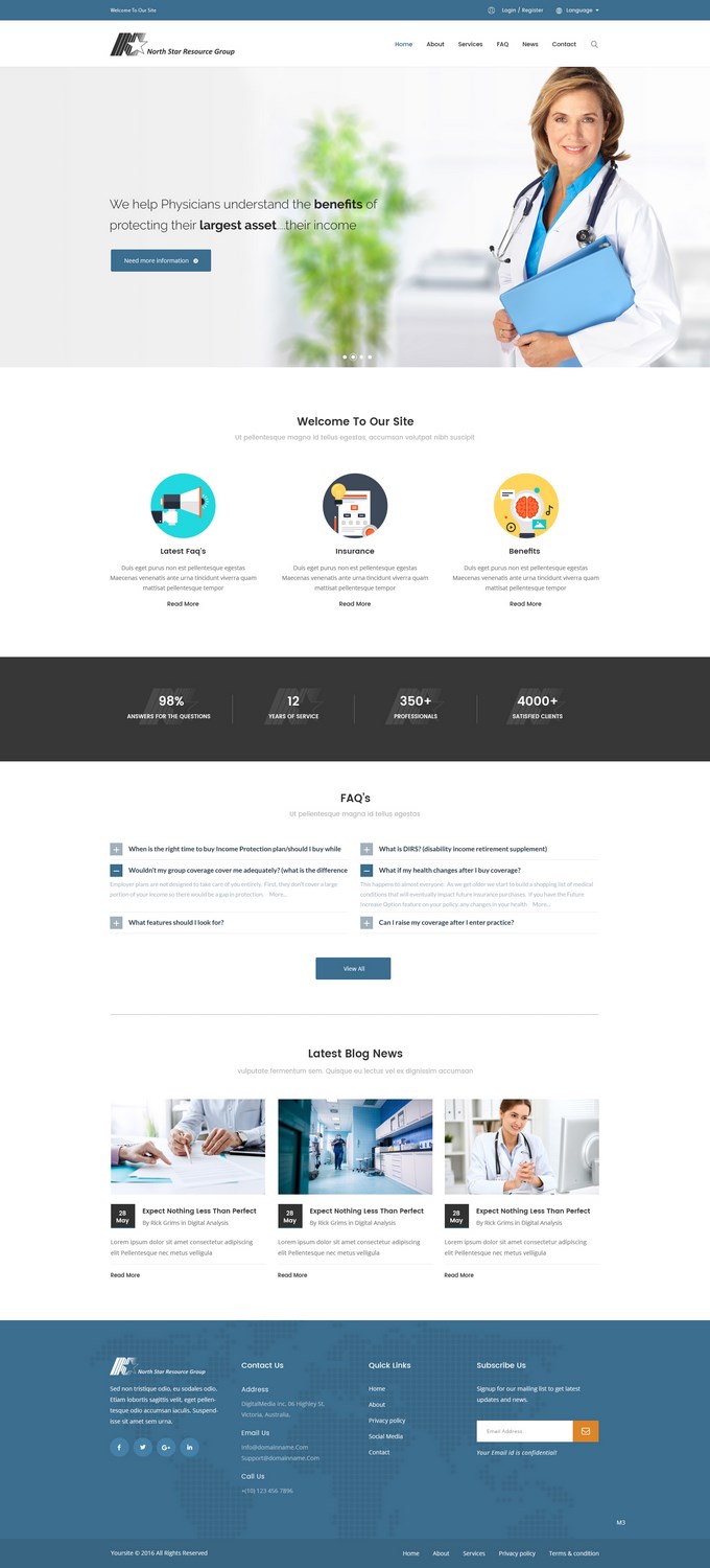 Web Design by pb for Twin Oak Advisors | Design #12511479