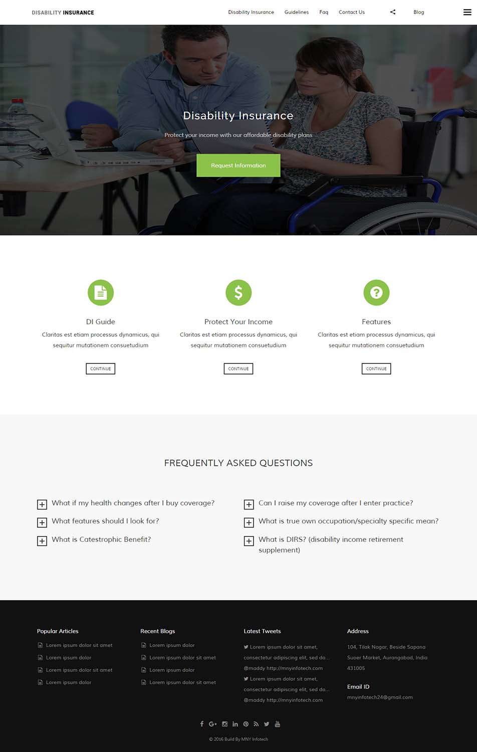 Web Design by maheshyadav2018 for Twin Oak Advisors | Design #12516361