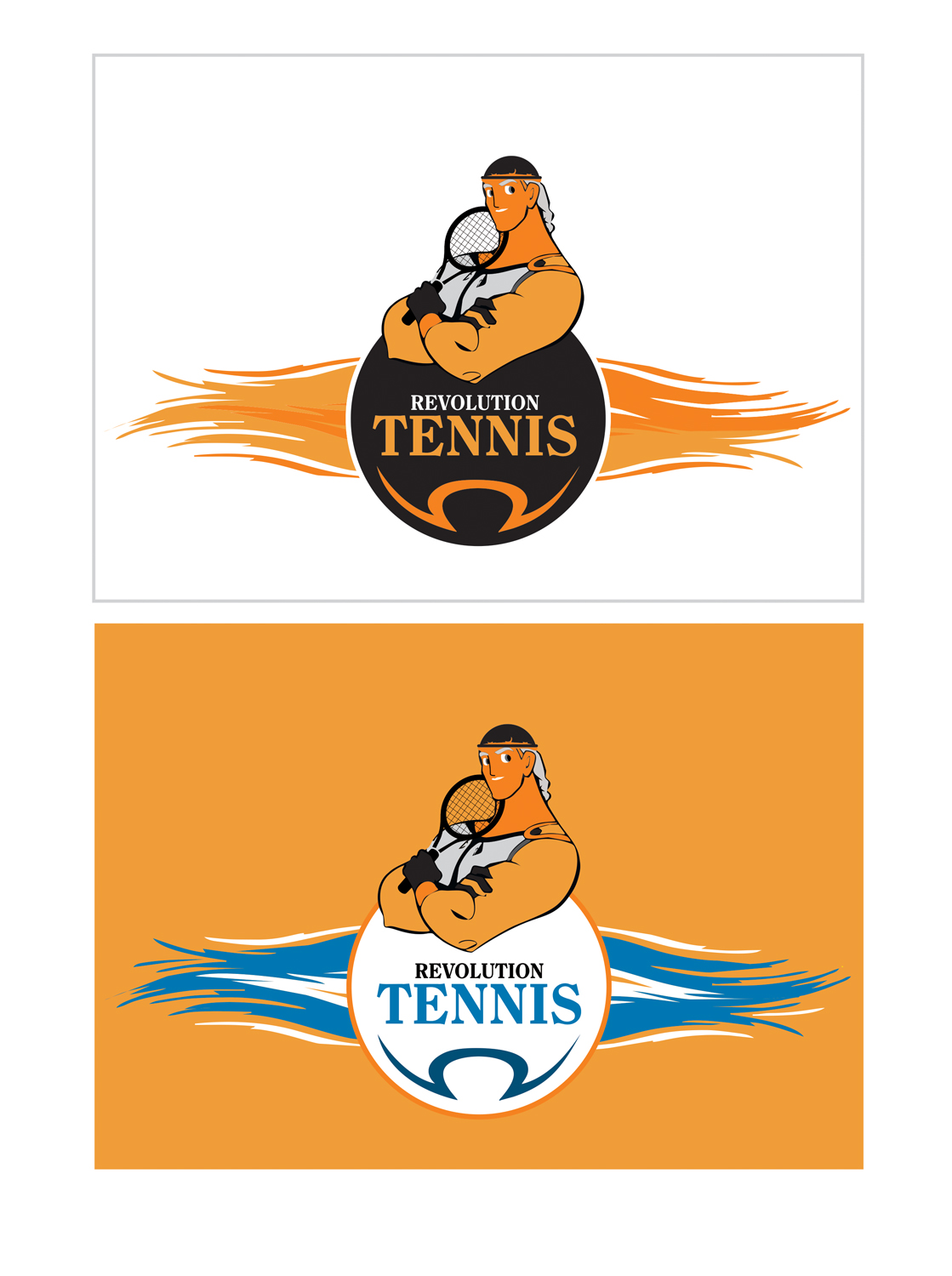 Logo Design by Saarthak Development and Business Solutions for Revolution Tennis | Design #12591308