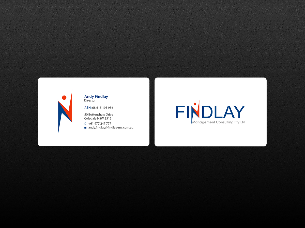 Business Card Design by Creations Box 2015 for Findlay Management Consulting Pty Ltd | Design #12499567