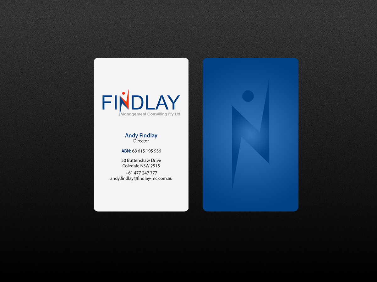 Business Card Design by Creations Box 2015 for Findlay Management Consulting Pty Ltd | Design #12499575