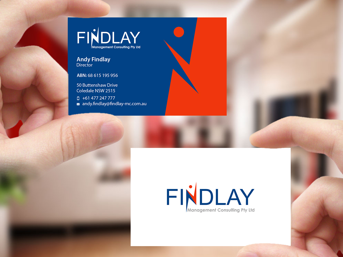 Business Card Design by Creations Box 2015 for Findlay Management Consulting Pty Ltd | Design #12499577