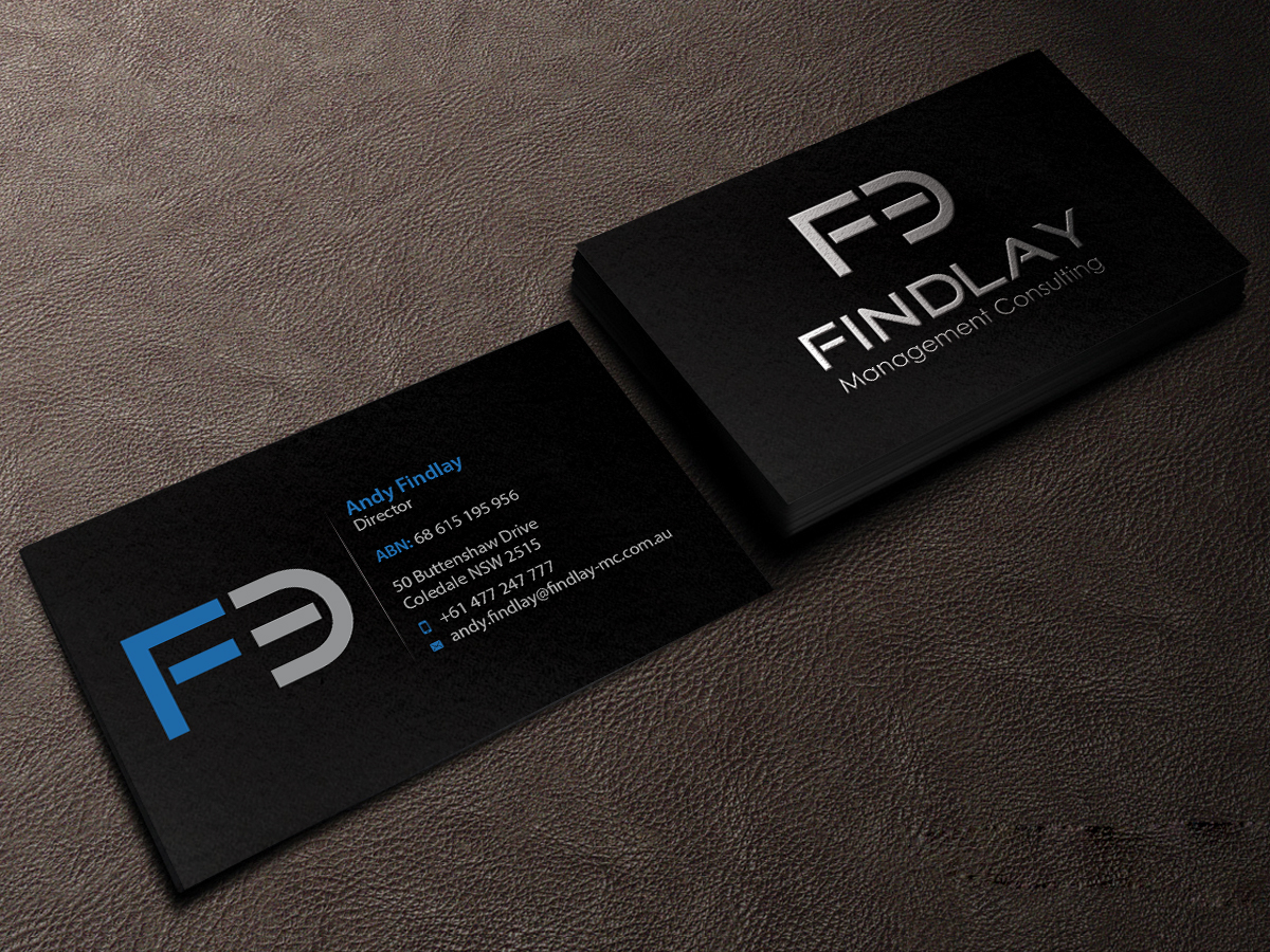Business Card Design by Creations Box 2015 for Findlay Management Consulting Pty Ltd | Design #12506440
