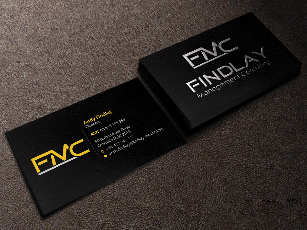 Business Card Design by Creations Box 2015 for Findlay Management Consulting Pty Ltd | Design #12506442