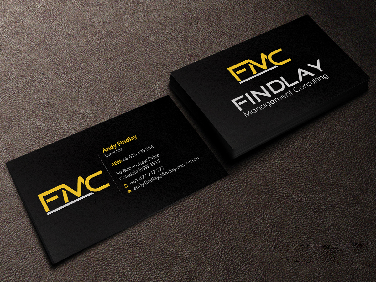 Business Card Design by Creations Box 2015 for Findlay Management Consulting Pty Ltd | Design #12506443
