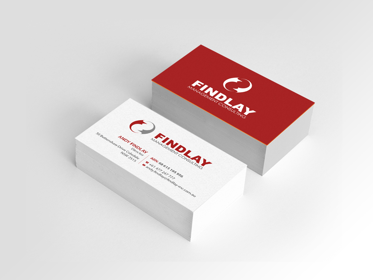 Business Card Design by Creations Box 2015 for Findlay Management Consulting Pty Ltd | Design #12506494