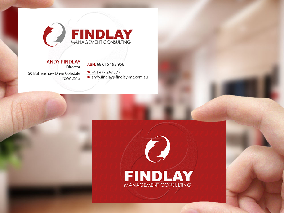 Business Card Design by Creations Box 2015 for Findlay Management Consulting Pty Ltd | Design #12506504