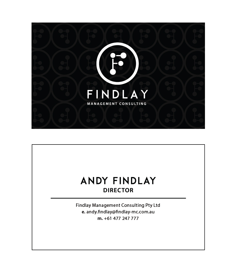 Business Card Design by jesscollinsdesign for Findlay Management Consulting Pty Ltd | Design #12517080