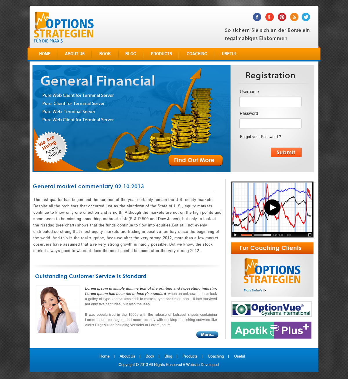 Wordpress Design by webxvision for Oliver Stock WebDesign | Design #2459608