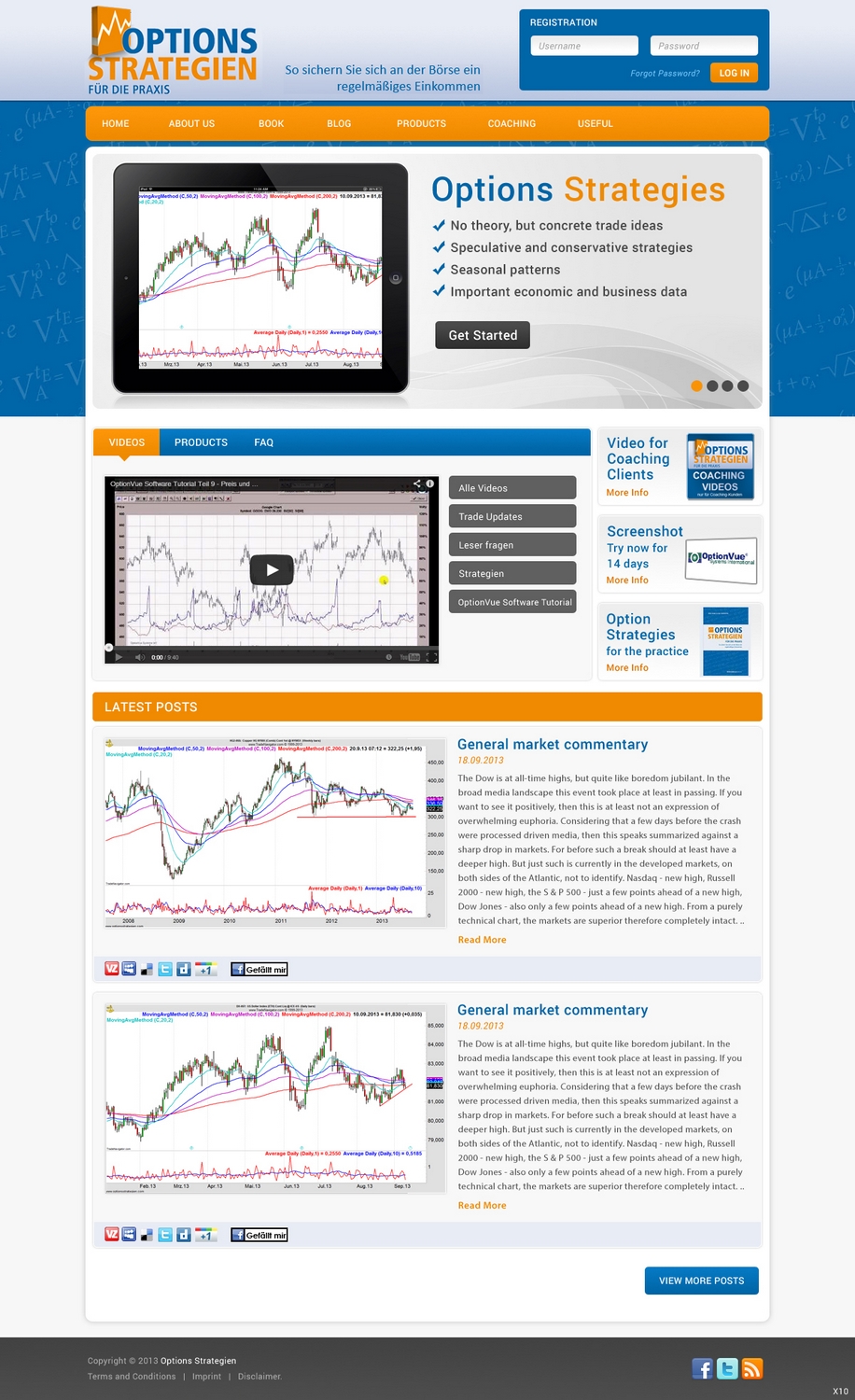 Wordpress Design by pb for Oliver Stock WebDesign | Design #2424636