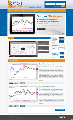 Wordpress Design by pb for Oliver Stock WebDesign | Design: #2424636