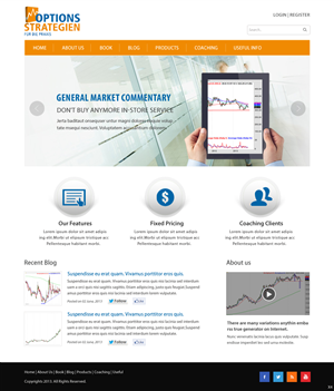 Wordpress Design by pb for Oliver Stock WebDesign | Design: #2424646