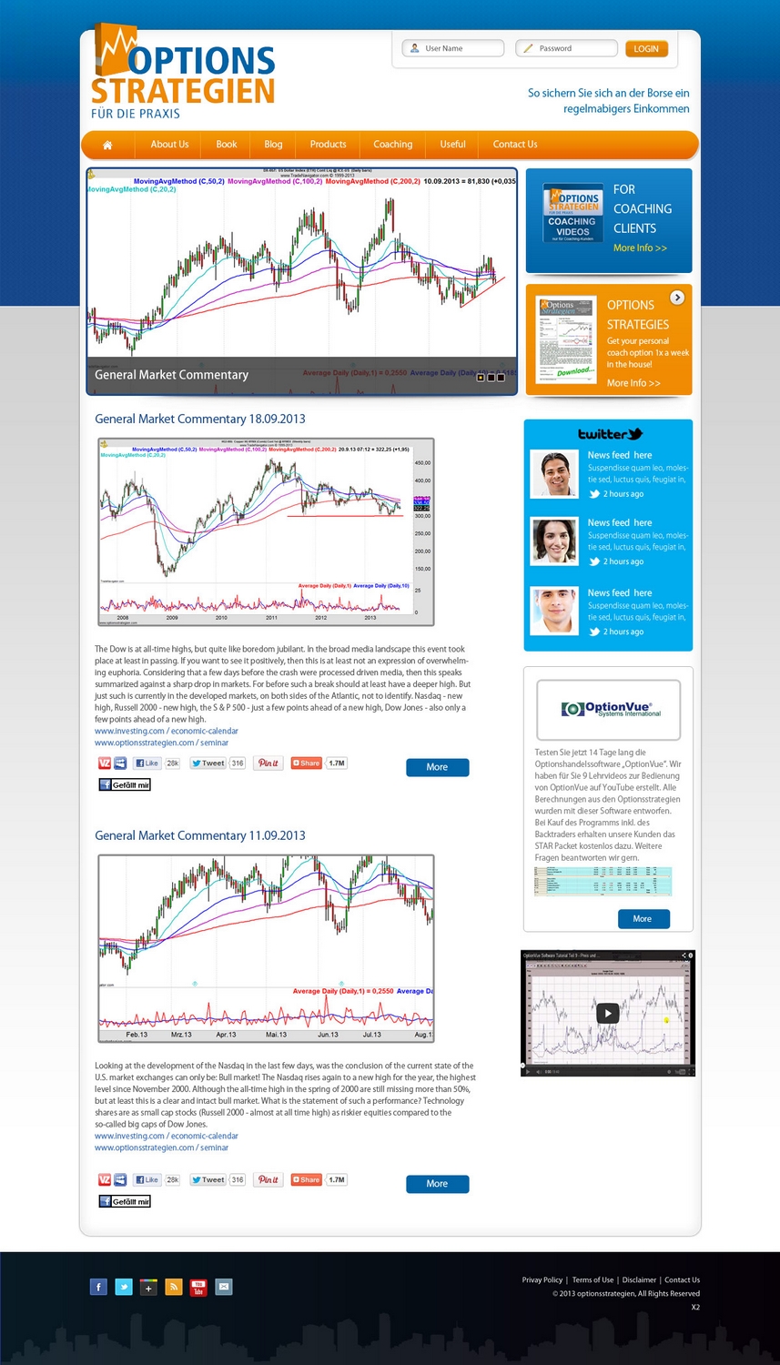 Wordpress Design by pb for Oliver Stock WebDesign | Design #2424653