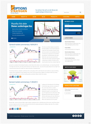 Wordpress Design by pb for Oliver Stock WebDesign | Design: #2424655