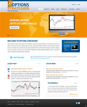 Basic Webdesign for a Financial Site
