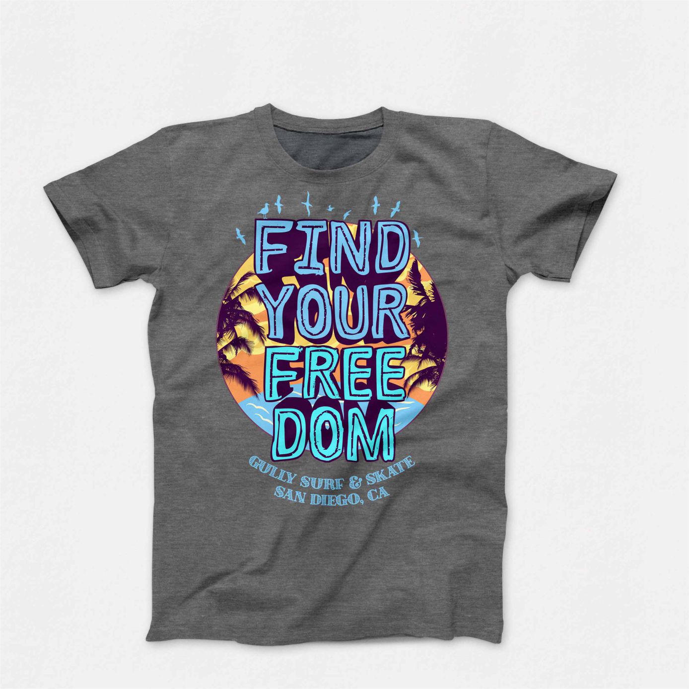 T-shirt Design by Nikola Simonovikj for Gully Surf Corp. | Design #15228724
