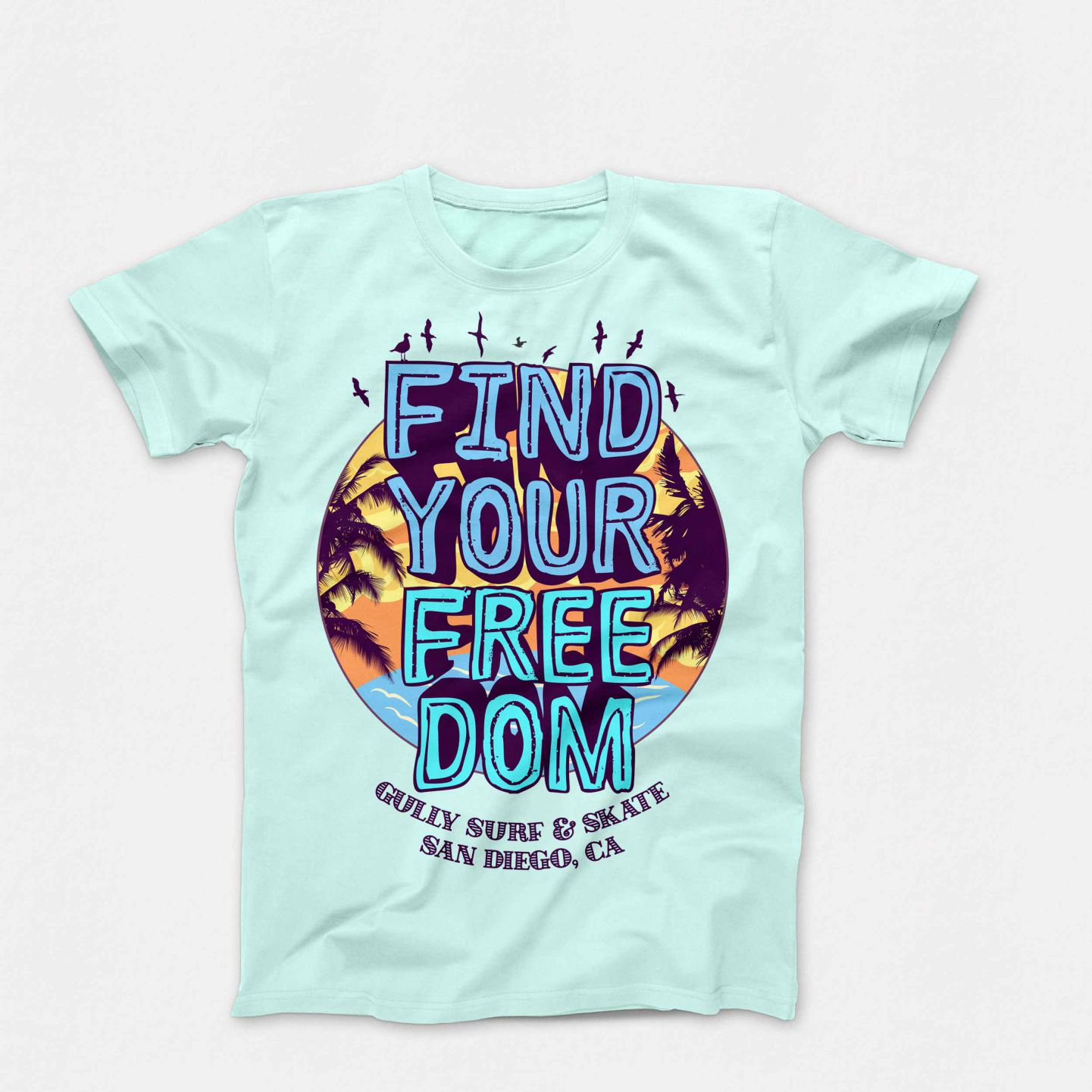 T-shirt Design by Nikola Simonovikj for Gully Surf Corp. | Design #15228726