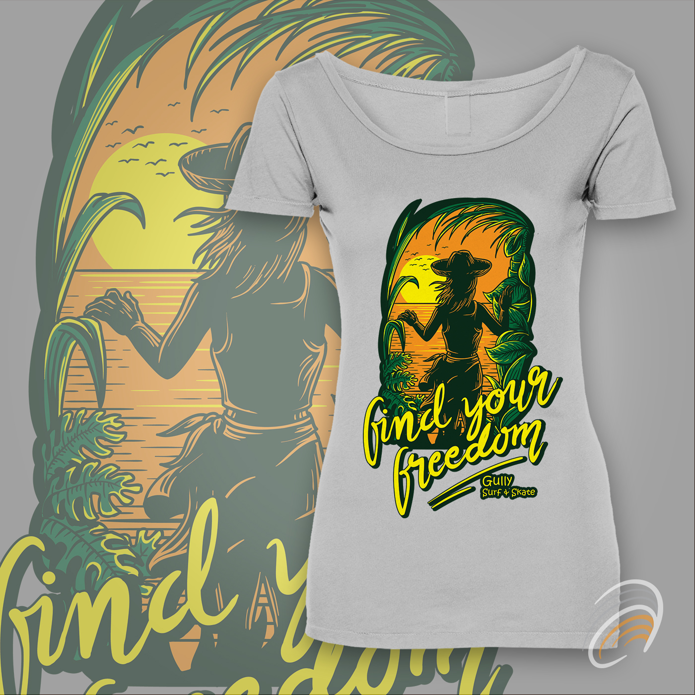 T-shirt Design by aghits for Gully Surf Corp. | Design #15283702