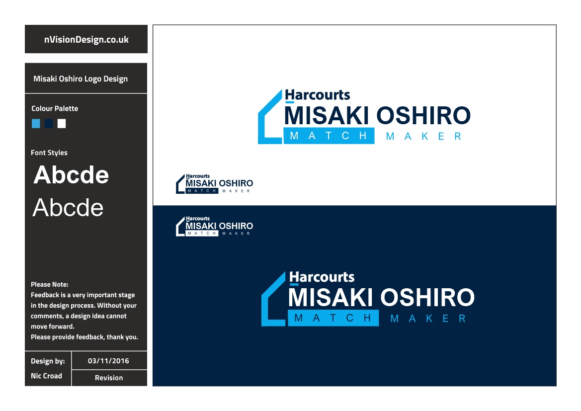 Logo Design by nvisiondesign.co.uk for Harcourts | Design #12575848