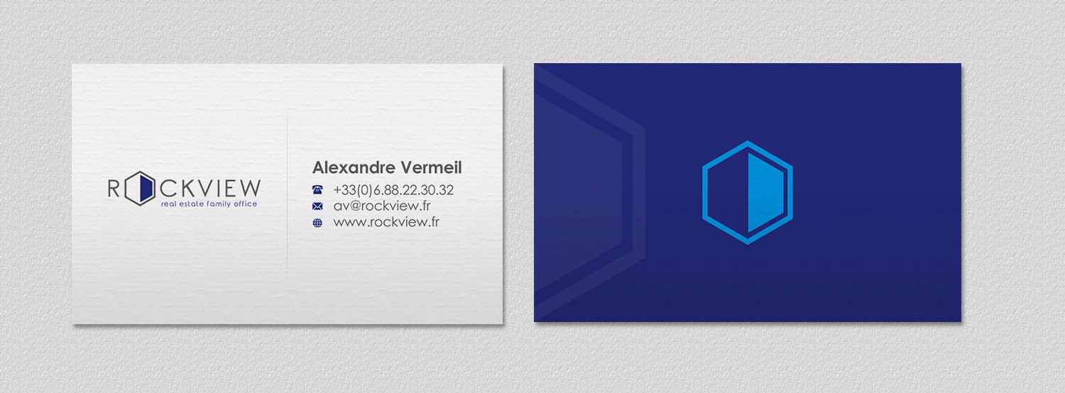 Business Card Design by INDIAN_Ashok for ROCKVIEW | Design #12492236
