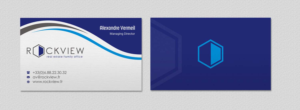 Business Card Design by INDIAN_Ashok for ROCKVIEW | Design: #12492245