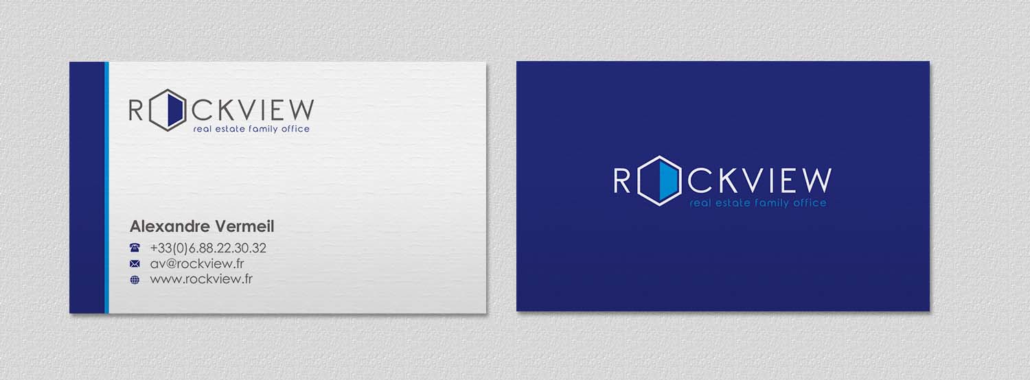 Business Card Design by INDIAN_Ashok for ROCKVIEW | Design #12492247