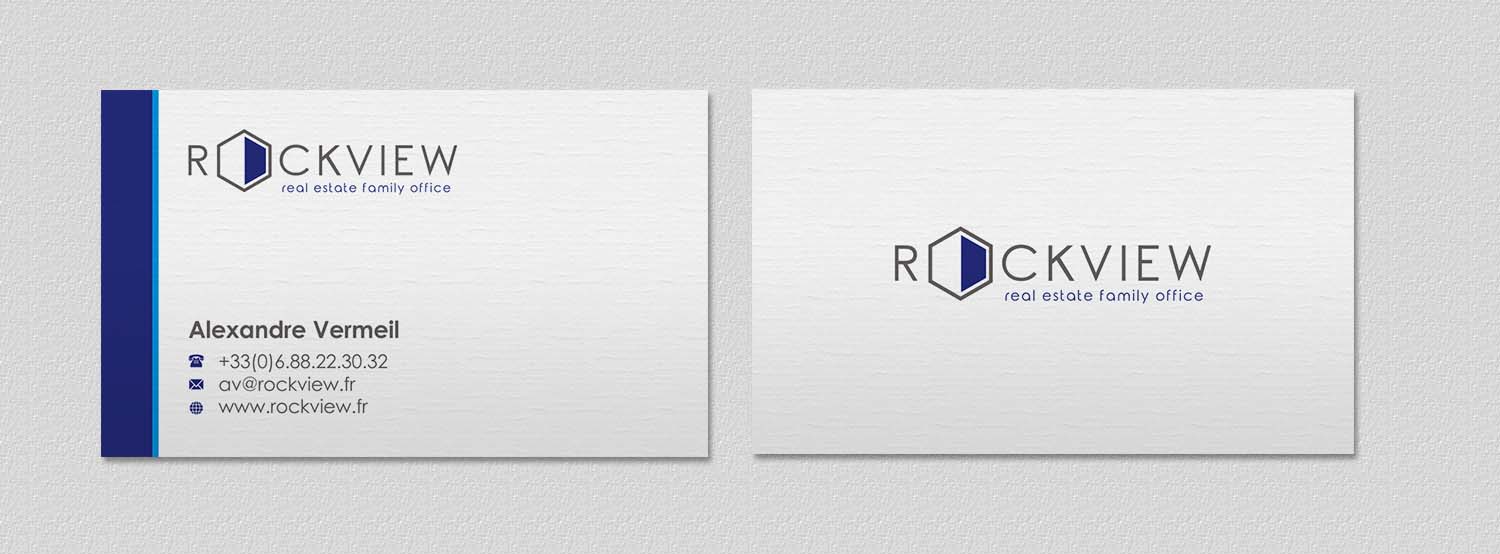 Business Card Design by INDIAN_Ashok for ROCKVIEW | Design #12492249