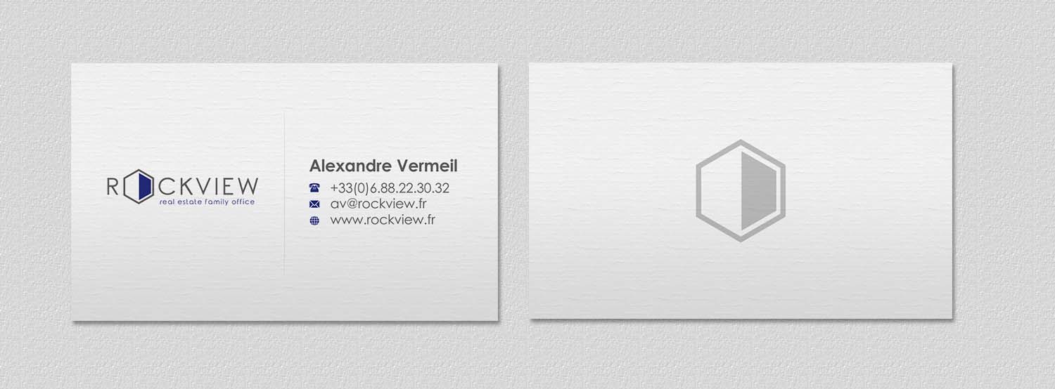 Business Card Design by INDIAN_Ashok for ROCKVIEW | Design #12492251
