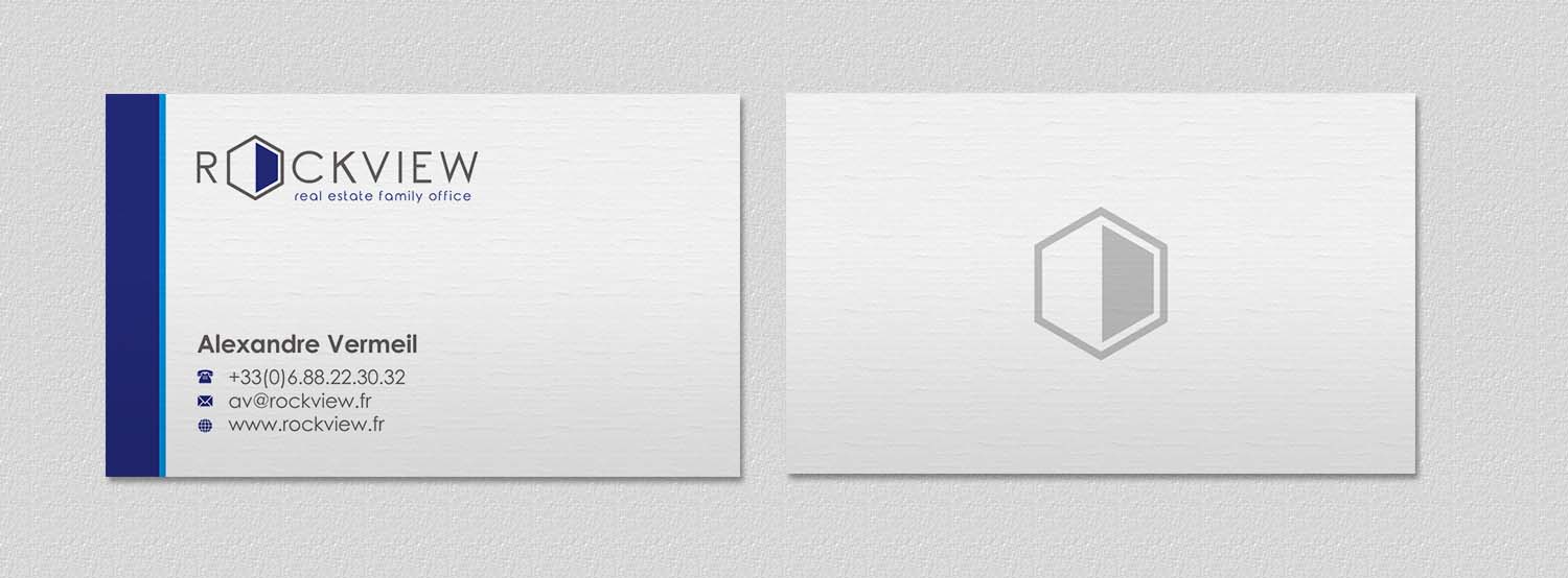 Business Card Design by INDIAN_Ashok for ROCKVIEW | Design #12492254