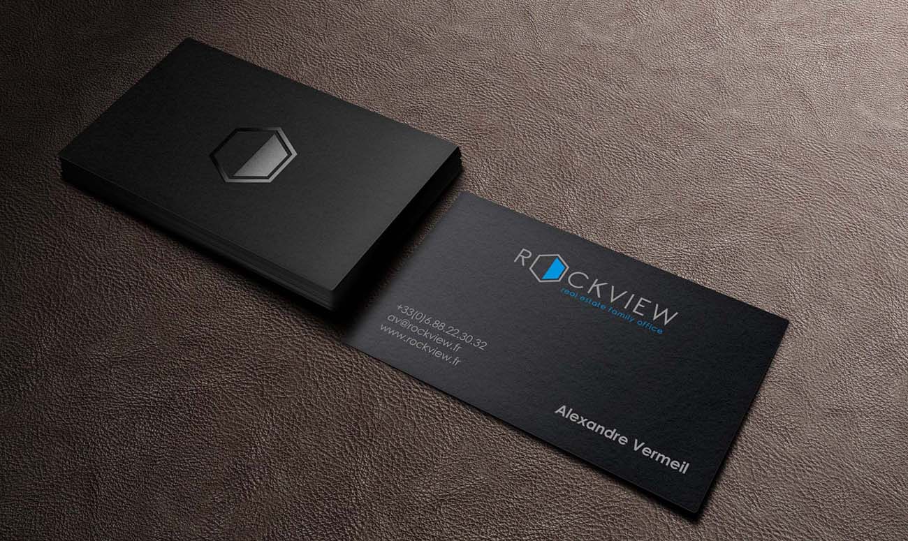 Business Card Design by INDIAN_Ashok for ROCKVIEW | Design #12492519