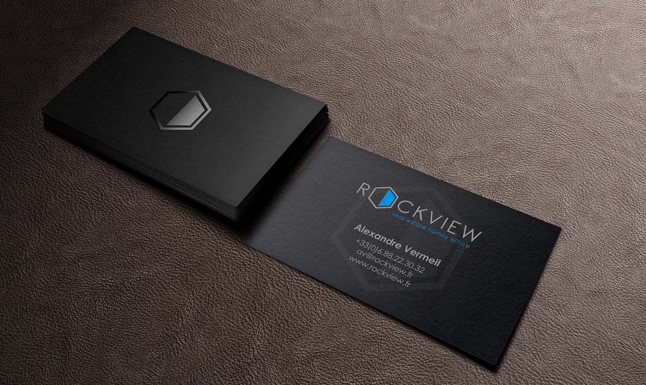 Business Card Design by INDIAN_Ashok for ROCKVIEW | Design #12492520