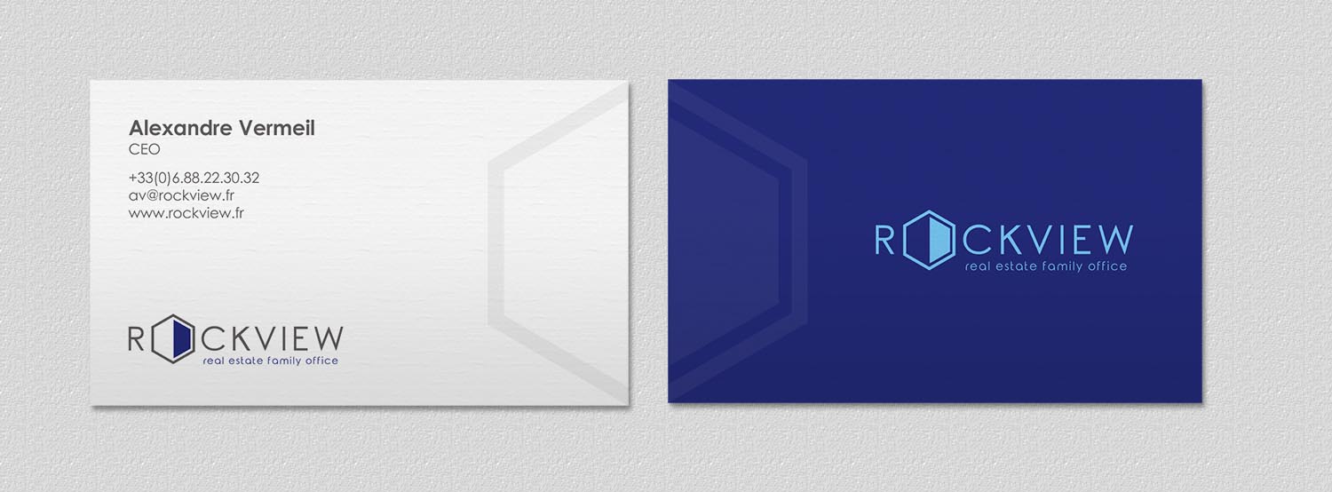 Business Card Design by INDIAN_Ashok for ROCKVIEW | Design #12503489