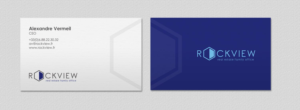 Business Card Design by INDIAN_Ashok for ROCKVIEW | Design: #12503489