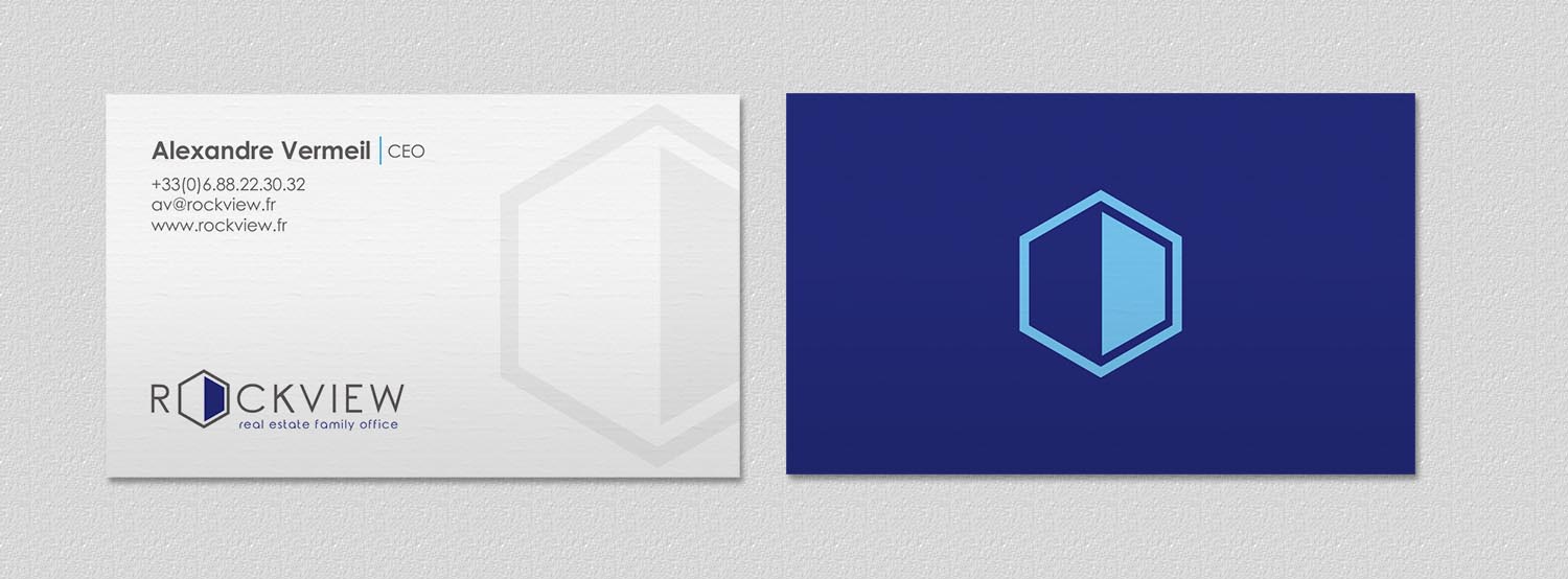 Business Card Design by INDIAN_Ashok for ROCKVIEW | Design #12503490