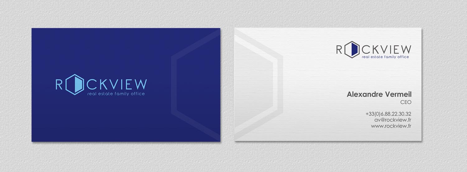 Business Card Design by INDIAN_Ashok for ROCKVIEW | Design #12503495