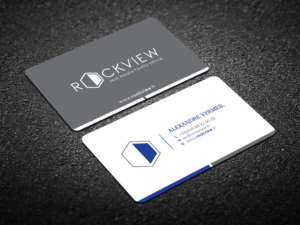 Business Card Design by Verified artistry (Design garden) for ROCKVIEW | Design: #12494624